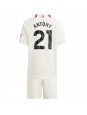Manchester United Antony #21 Replika Tredje Kläder Barn 2023-24 Kortärmad (+ byxor)